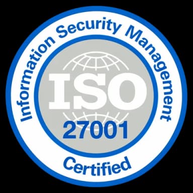 GymViz ISO/IEC 27001 certified — information security management