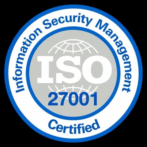 GymViz ISO/IEC 27001 certified — information security management